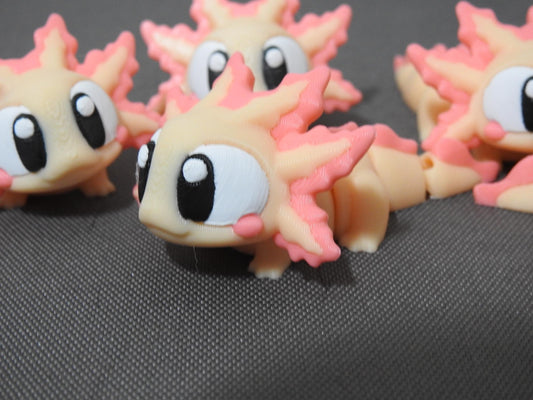 Cute Colourful Axolotl