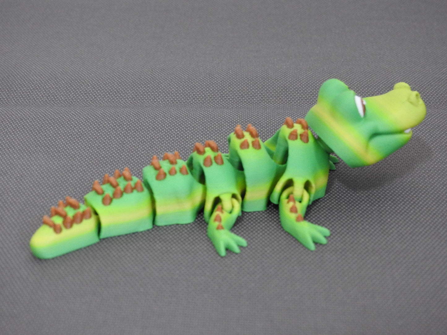Cute Colourful Tiny Crocodile
