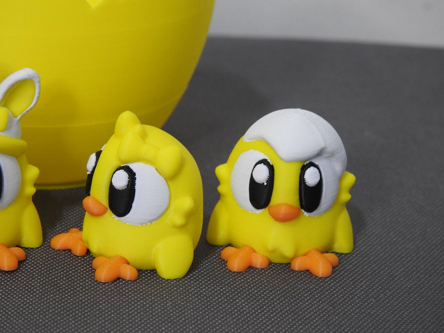 Cute Easter Chicks and cracked Egg