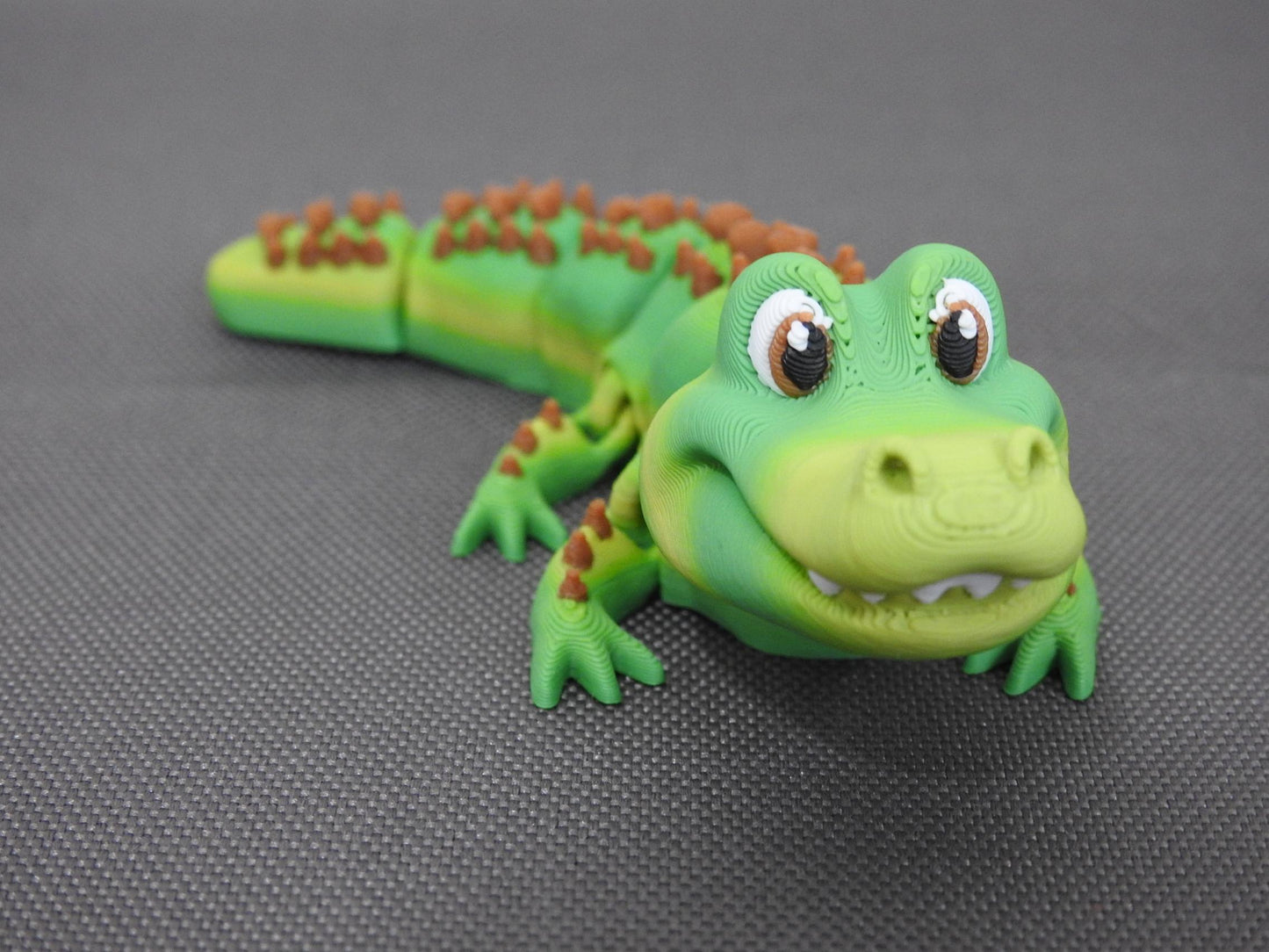 Cute Colourful Tiny Crocodile