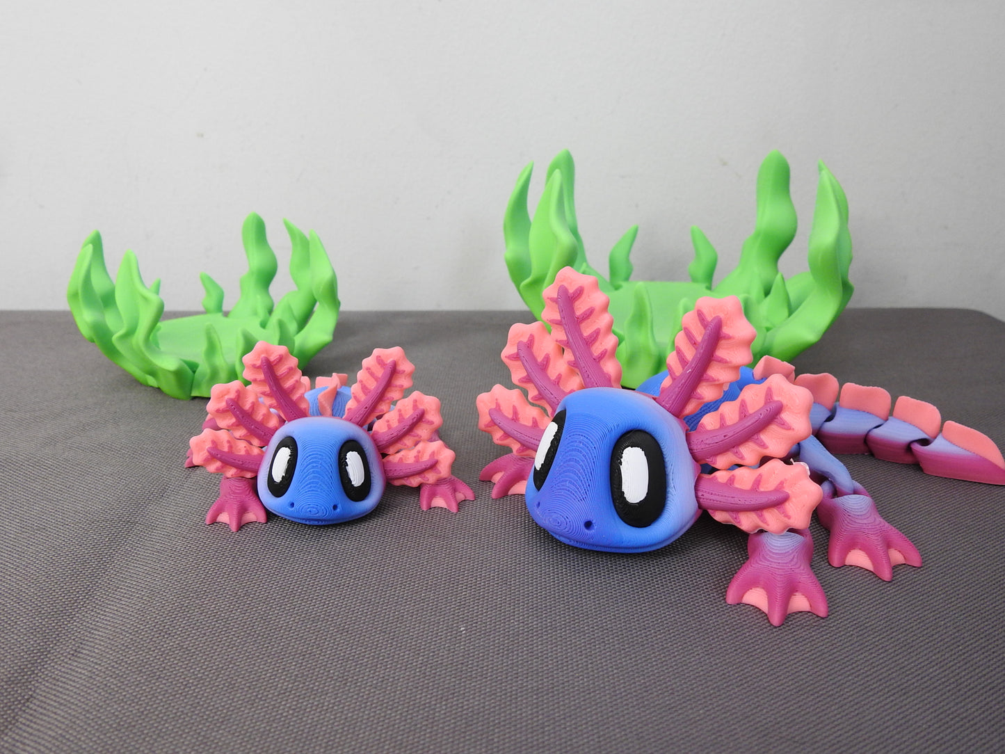 Blob Axolotl + Seaweed
