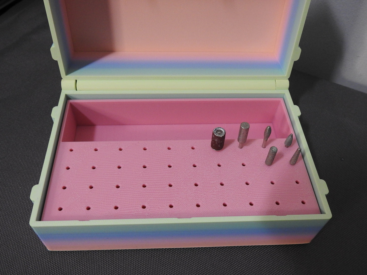 Nail Drill Bit Box