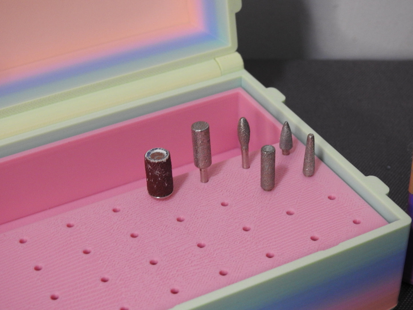 Nail Drill Bit Box