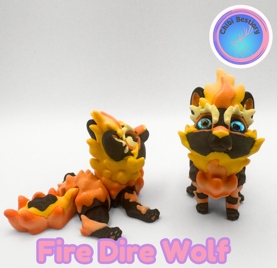 Dawn the Dire Wolf