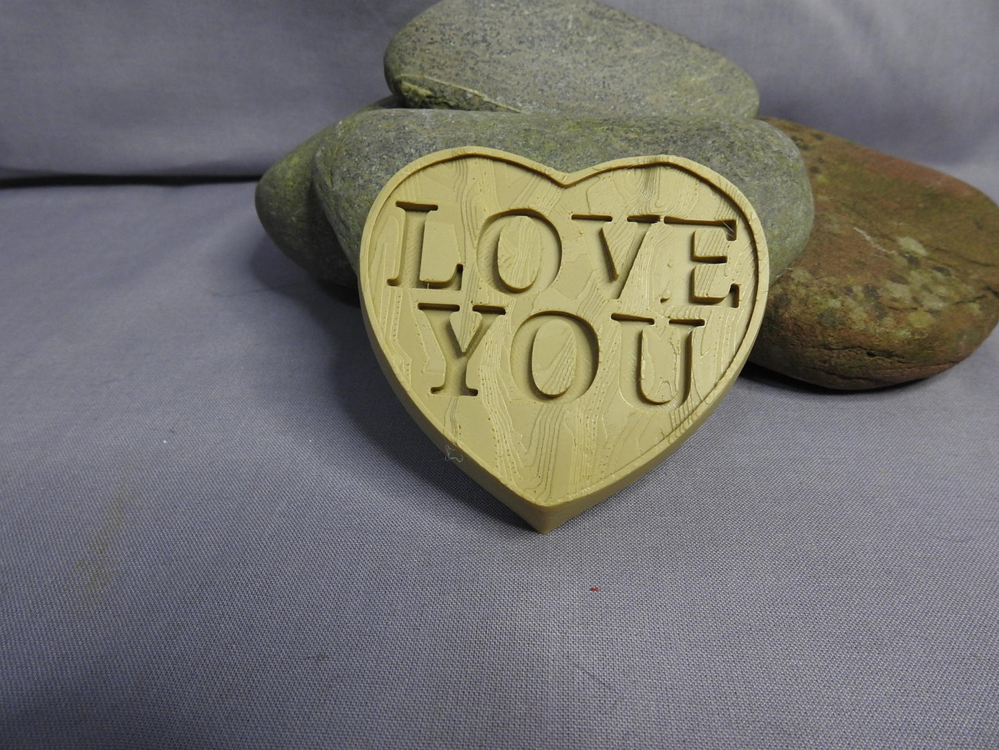 Valentines wood effect heart