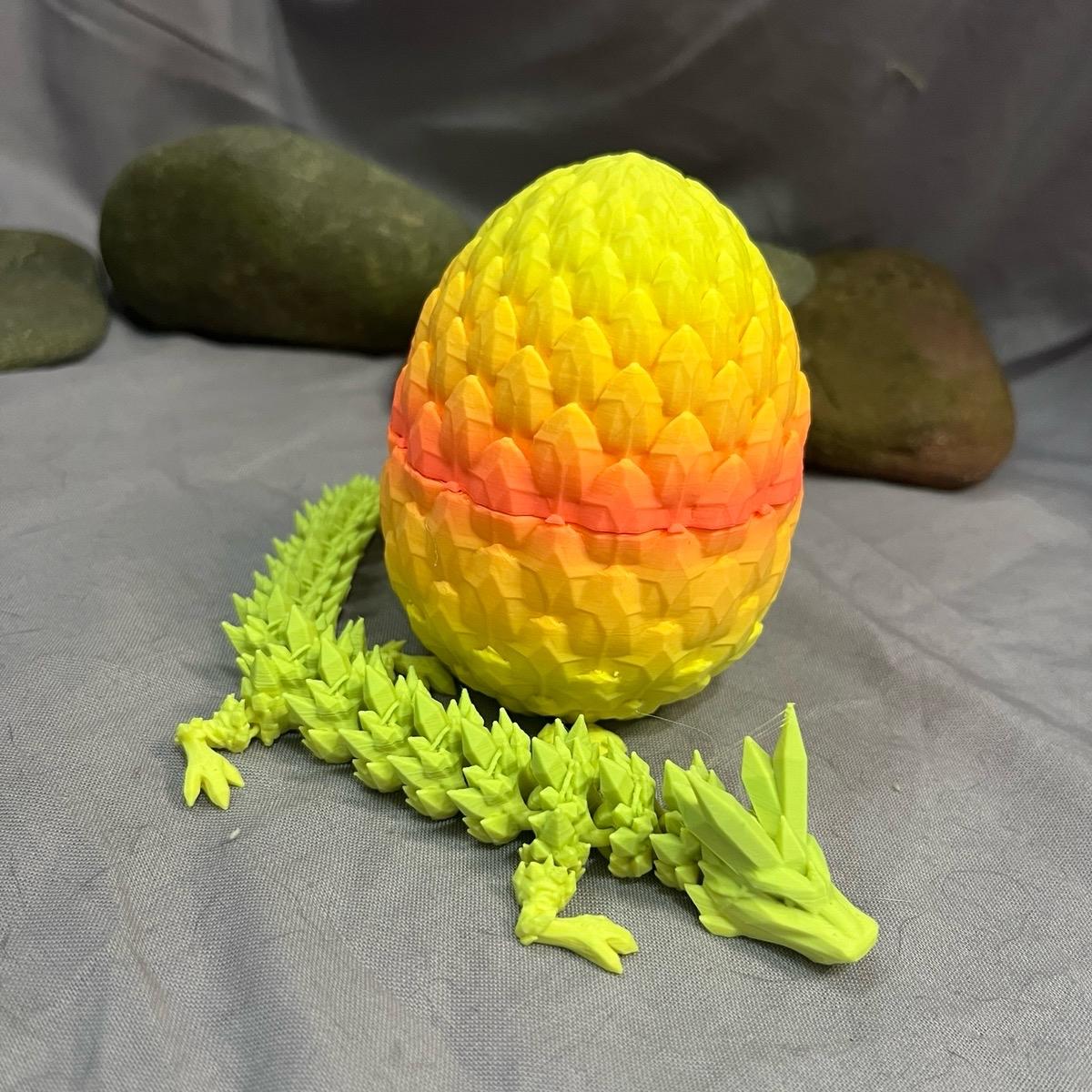 Dragon Scale Egg and Crystal dragon