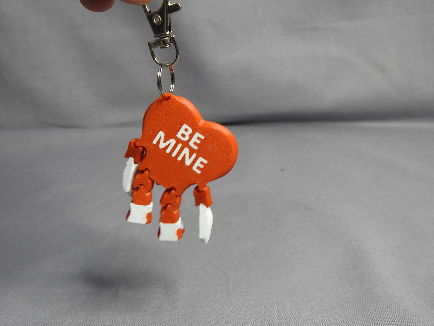 Be Mine love heart Keyring