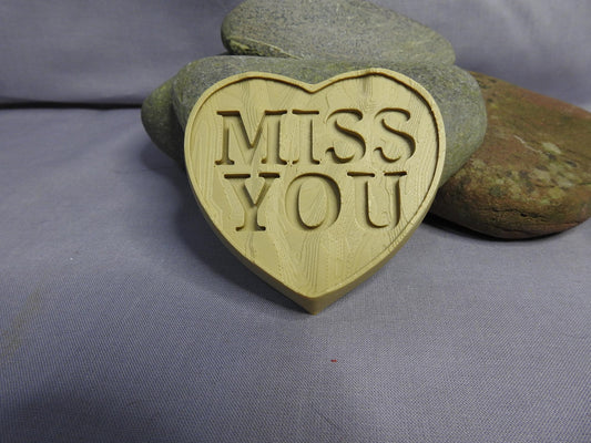 Valentines wood effect heart