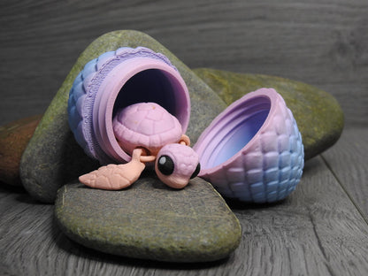 Cute Sea Turtle And Egg