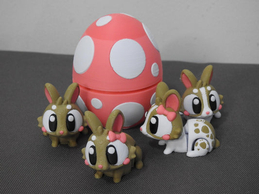 Cute Easter Bunny's and Egg