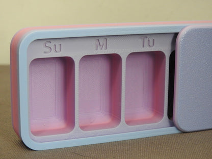 Weekly Pill Box, Organizer, Box, Travel,