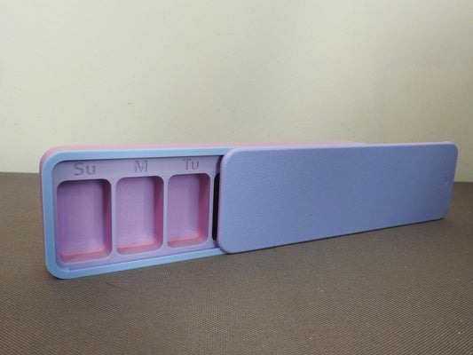 Weekly Pill Box, Organizer, Box, Travel,