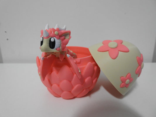 Cute Cherry Blossom Dragon & Egg