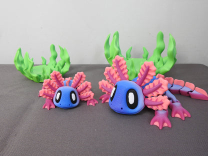 Blob Axolotl + Seaweed