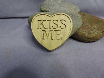 Valentines wood effect heart