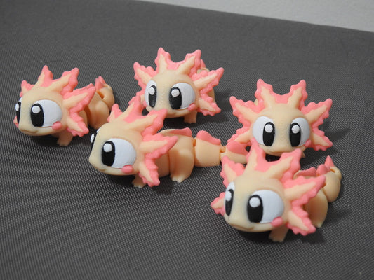 Cute Colourful Axolotl